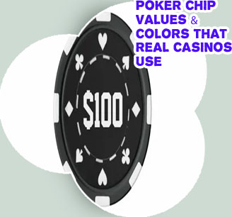 Black poker chip