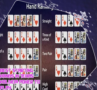 Poker texas hands