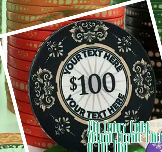 Vintage poker chips